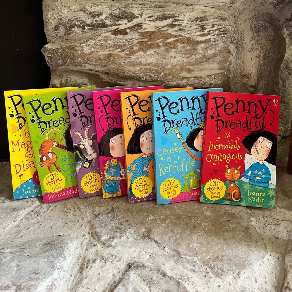 Set of 7 Penny Dreadful books